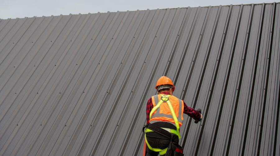Professional metal roof installation services in Fultonham, OH